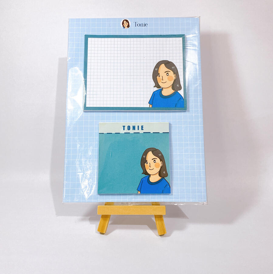 (Blue) Memo Pad Set B ・ 180PHP