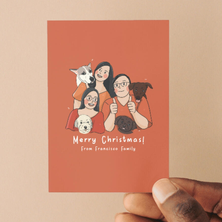 20 Pcs. Personalized Greeting Cards･ 120PHP