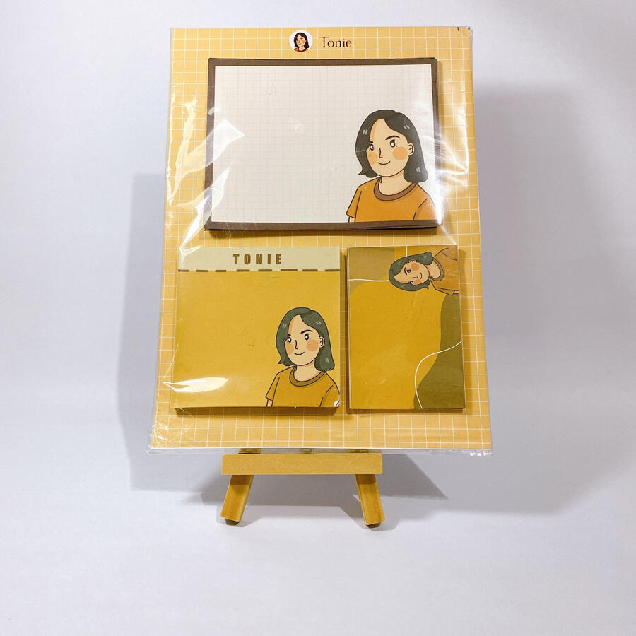 (Brown) Memo Pad Set A･ 220PHP